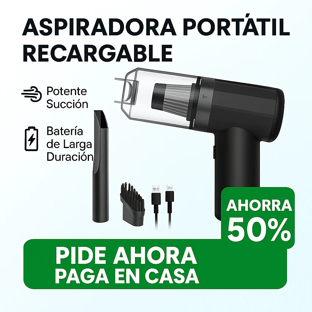 🔥 Aspiradora de mano inalámbrica G2